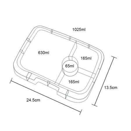 Yumbox Tapas Interchangeable Tray